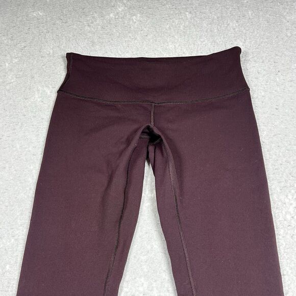 Lululemon Leggings Women’s 6 Wunder Under Maroon Running Yoga Workout 28” - Picture 2 of 11